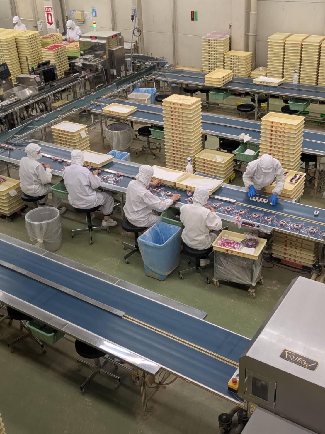 製造工程の工場見学